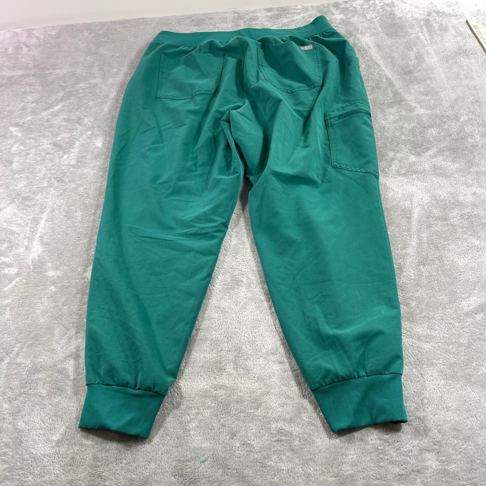 FIGS Jogger Scrub Pants Womens XXL/P Green Technical Collection Drawstring - Picture 7 of 10